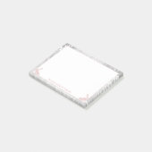 ピンクのピーコックのメモ ポストイット (アングル)