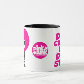 ピンクのファンクのアフリカのひよこのドープ塗料の物のマグ マグカップ (中央)