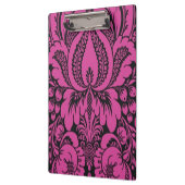 ピンクのファンタジーフローラクリップボード クリップボード (左)