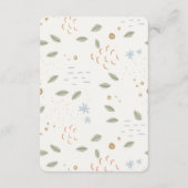 ピンクのファーマーズマーケット フレッシュレジストリーカード エンクロージャーカード (裏面)