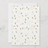 ピンクのファーマーズマーケット　赤ちゃんのための新鮮なアドバイス 招待状 (裏面)