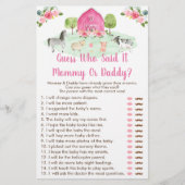 ピンクのファームフローラ推測それがシャワーのゲームを言った (正面)