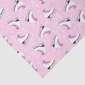 ピンクのフィギュアスケートパターン 薄葉紙 (詳細)