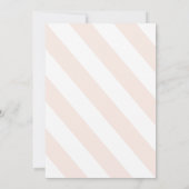 ピンクのフェアリーテイルプリンセスグリッターベイビーシャワー招待状 招待状 (裏面)