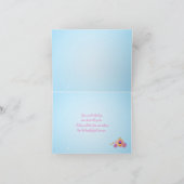 ピンクのフェアリーテイル フォト サンキューノートカード 2 サンキューカード (内部)