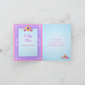 ピンクのフェアリーテール　サンキューノートカード４ サンキューカード (内部)