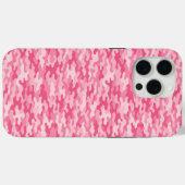 ピンクのフェミニンカモフラージュ柄 Case-Mate iPhoneケース (裏面 (横))