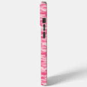 ピンクのフェミニンカモフラージュ柄 Case-Mate iPhoneケース (裏面 / 左)