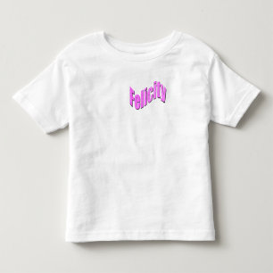 ピンクのフェリシティ トドラーTシャツ