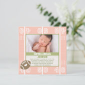 ピンクのフットボールの誕生の発表 案内状 (スタンド正面)