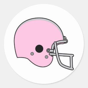 ピンクのフットボール用ヘルメット ラウンドシール