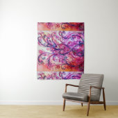 ピンクのフューシャがハートを飾る タペストリー (インサイチュ)