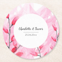 ピンクのフュージョン水モノグラムの色