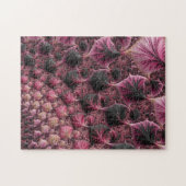 ピンクのフラクタル ジグソーパズル (横)