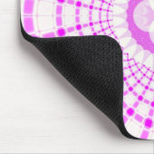 ピンクのフラクタル マウスパッド (コーナー)