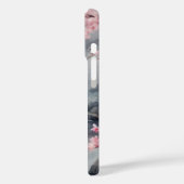 ピンクのフラミンゴが湖のインクのスプラッシュカバー Case-Mate iPhoneケース (裏面 / 左)