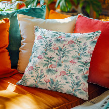 ピンクのフラミンゴのトロピカル離れのパターン