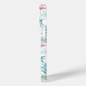 ピンクのフラミンゴのトロピカル離れのパターン Case-Mate iPhoneケース (裏面 / 左)