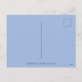 ピンクのフラミンゴのバレンタインハート、愛の鳥WHIMSY シーズンポストカード (裏面)