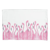 ピンクのフラミンゴの枕箱 枕カバー (正面)