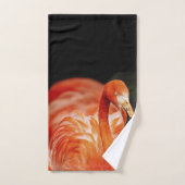 ピンクのフラミンゴの浴室タオルセット バスタオルセット (ハンドタオル)