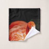 ピンクのフラミンゴの浴室タオルセット バスタオルセット (ウォッシュタオル)