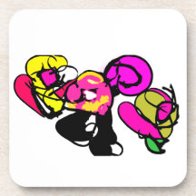 ピンクのフラミンゴの花と喜び