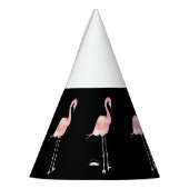 ピンクのフラミンゴの誕生会の帽子 パーティーハット (左)