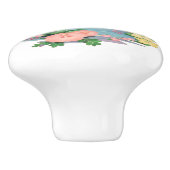 ピンクのフラミンゴの陶磁器の引出しかキャビネットのノブ セラミックノブ (側面)