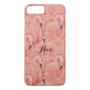 ピンクのフラミンゴスの携帯電話ケースカバー iPhone 8 PLUS/7 PLUSケース