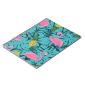 ピンクのフラミンゴスヤシ：エキゾチックなハワイ ノートブック (左側)