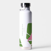 ピンクのフラミンゴトロピカルウェディングシャワー(お客様と新婦に合わせた特別なプラン) ウォーターボトル (右面)