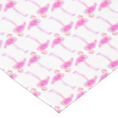 ピンクのフラミンゴパターン2 テーブルクロス (アングル)