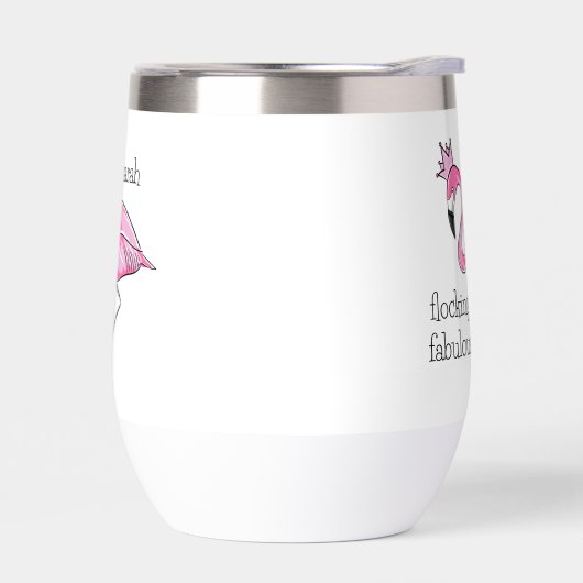 ピンクのフラミンゴピンククラウン絶妙な名前 (左面)