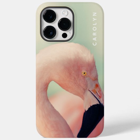 ピンクのフラミンゴ夏の熱帯フロリダ Case-Mate iPhoneケース (裏面)