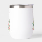 ピンクのフラミンゴ熱帯夏のモノグラム (左面)