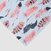 ピンクのフラミンゴ熱帯性可愛い羽 薄葉紙 (詳細)