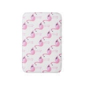 ピンクのフラミンゴ2 バスマット (正面縦)