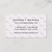 ピンクのフラミンゴ2 名刺 (裏面)