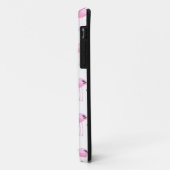 ピンクのフラミンゴ|のモノグラム Case-Mate iPhoneケース (裏面/左)