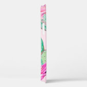 ピンクのフラミンゴ，エキゾチックな鳥，優しい花，バラ, Case-Mate iPhoneケース (裏面 / 右)