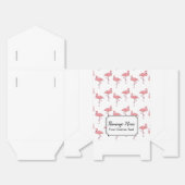 ピンクのフラミンゴ カクテル パーティー フェイバーボックス (見開き)