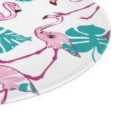 ピンクのフラミンゴ カッティングボード (角)