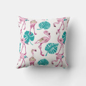 ピンクのフラミンゴ クッション (裏面)