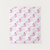 ピンクのフラミンゴ タペストリー (正面)