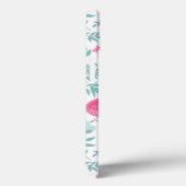 ピンクのフラミンゴ&トロピカルフラワーG7 Case-Mate iPhoneケース (裏面 / 右)