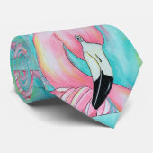 ピンクのフラミンゴ ネクタイ (ロール)