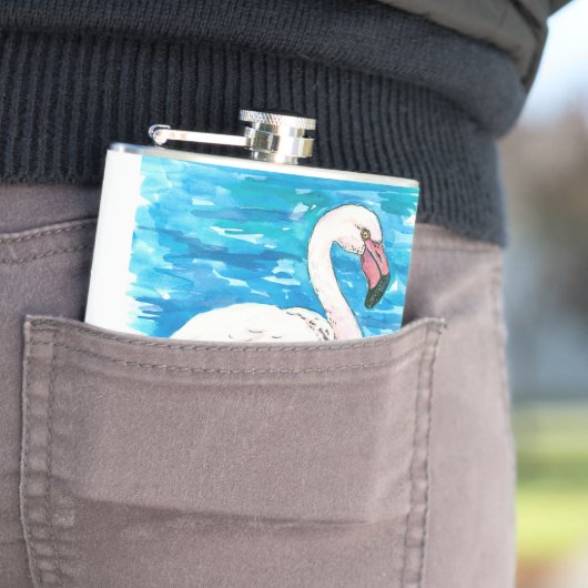 ピンクのフラミンゴ フラスク (インサイチュ)