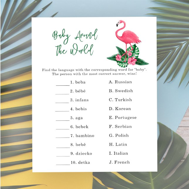 ピンクのフラミンゴ – ワールドゲームのベビー (クリエイターアップロード済み)