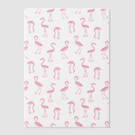 ピンクのフラミンゴ 熱帯の鳥たち プレtty パーティー オーバーレイ ベラム紙招待状